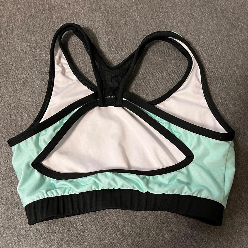 World Cup shooting stars mint practice wear sports bra and shorts